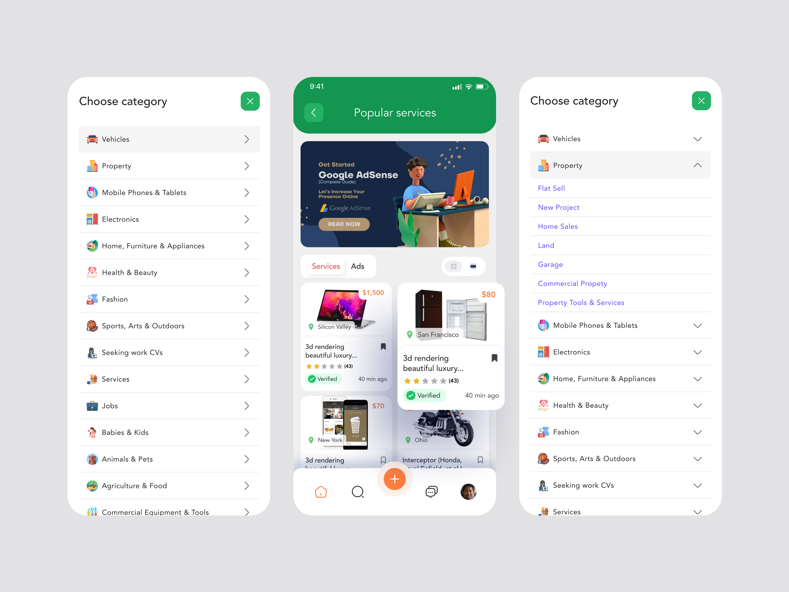 Example of Classified App