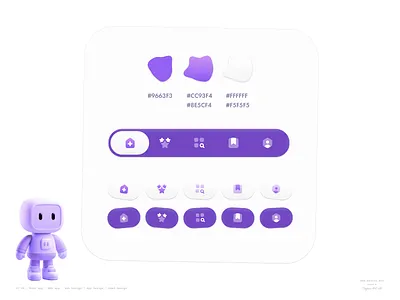 Nav Bar / Tap Bar - App Design app design nav bar navigation menu product design tap bar ui ux ux design