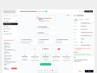 Workflow automation module - clean, minimal design for SaaS ai saas analytics branding dashboard design illustration insights saas ui ux