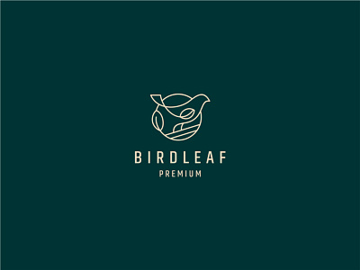 Bird leaf logo 3d animation app bird leaf logo branding business design graphic design illustration logo ui