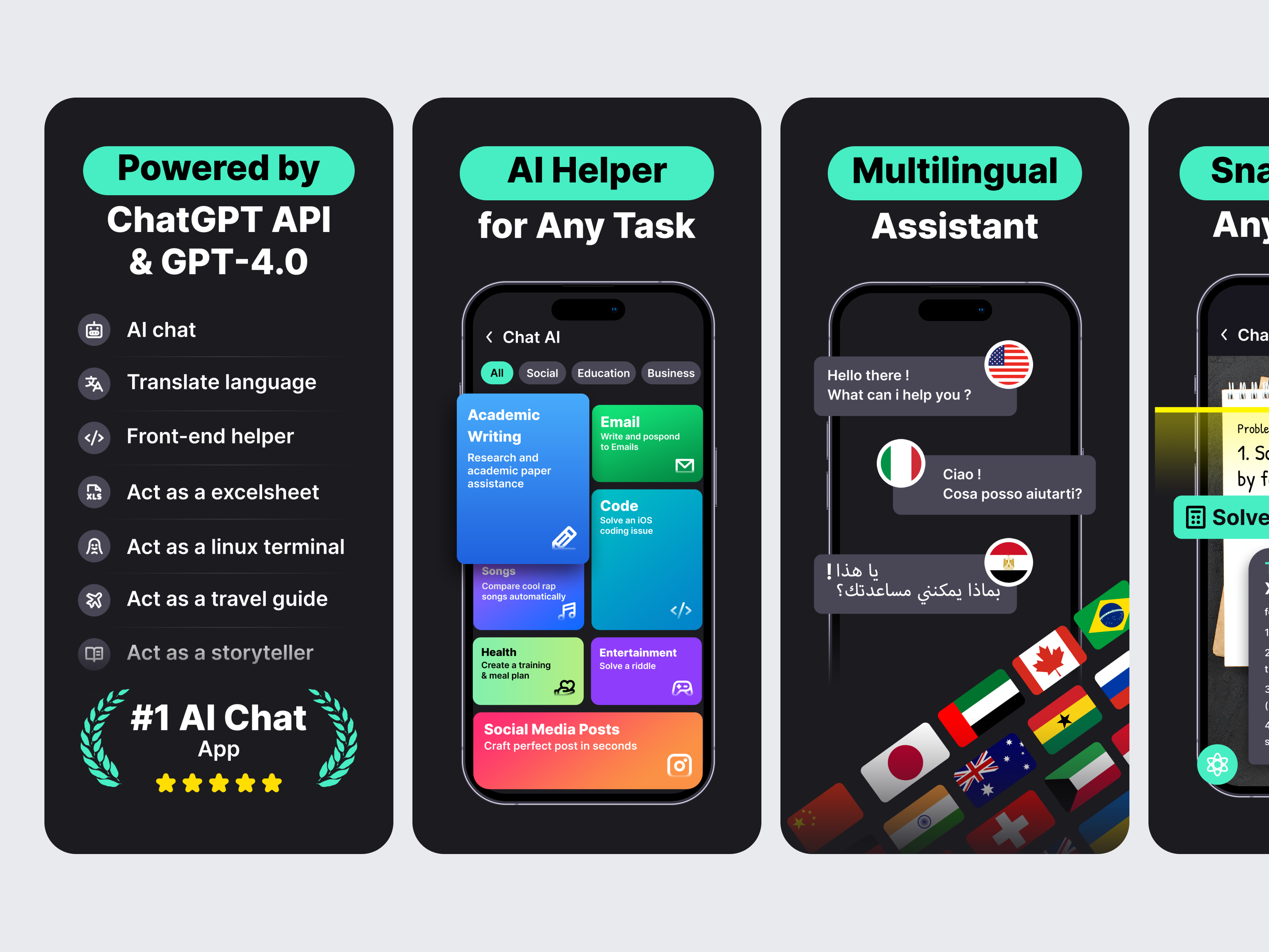 Example of Play Store & App Store Screenshot Design