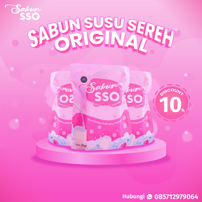 Feed Sabun SSO (SSO SOAP) beuty beuty soap feed graphic design poster skin soap social media whitening