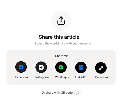 Social Share Design