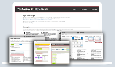 EdTech Style/Pattern Library & Design System