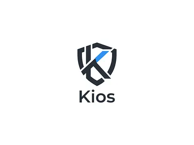 Kios logo branding logo