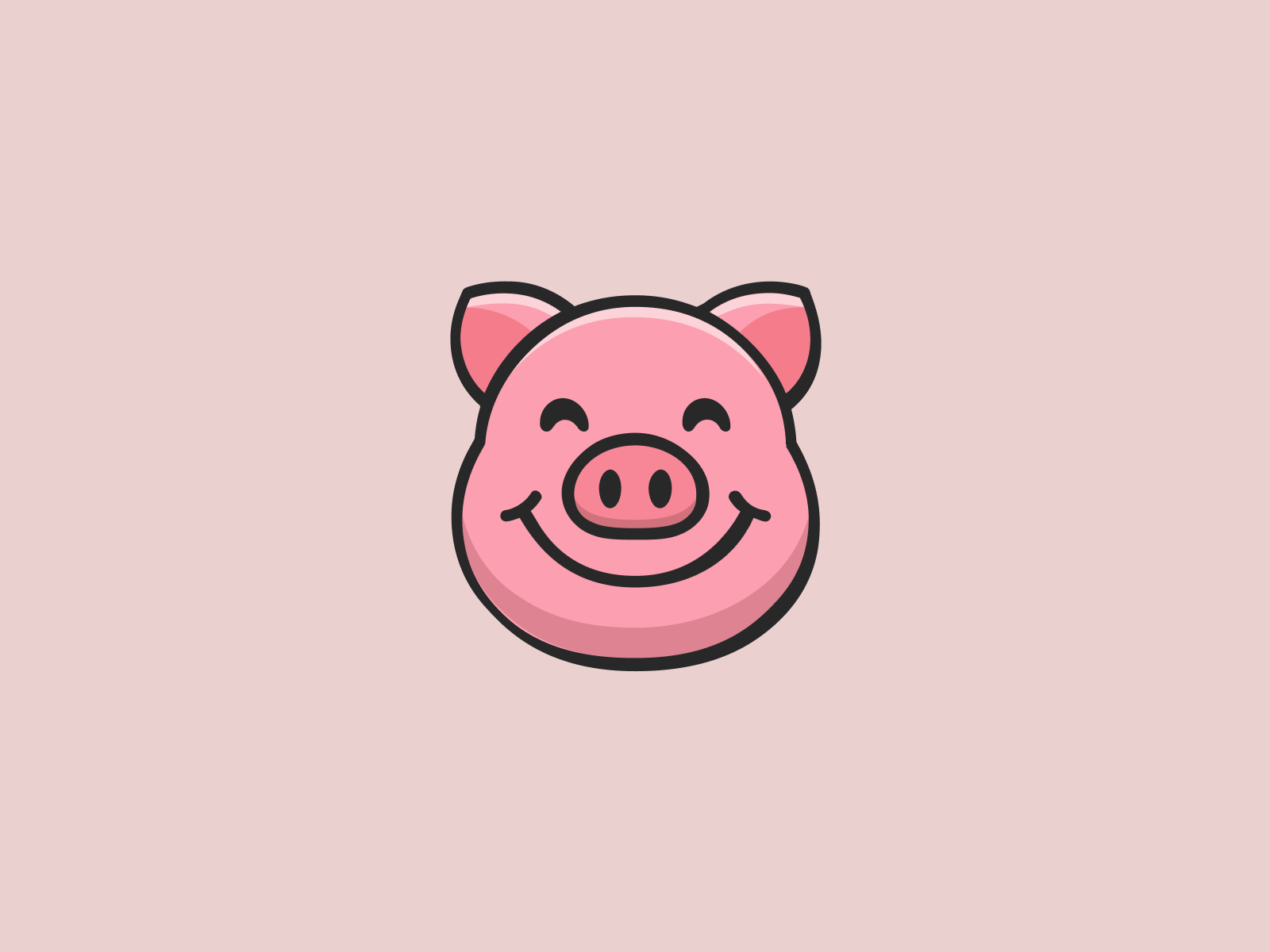 Happy pig