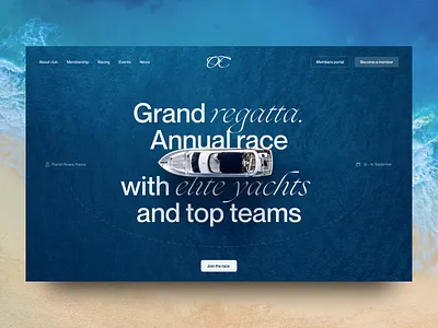 Luxury Website Design For Yacht Club – Ocean Crest boat management software boat rent lifestyle website luxury brand luxury real estate luxury website design maritime logo member management mobile website modern website phenomenon studio seo website travel landing page travel logo travel website ux ui design web design web design inspiration web ui yacht club