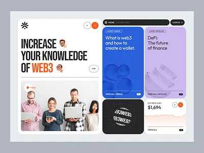 🔥Blockchain Web3 network blockchain branding card crypto dao platform defi design exploration financial landing page metaverse nft payment ui ui design ux web 3.0 web3