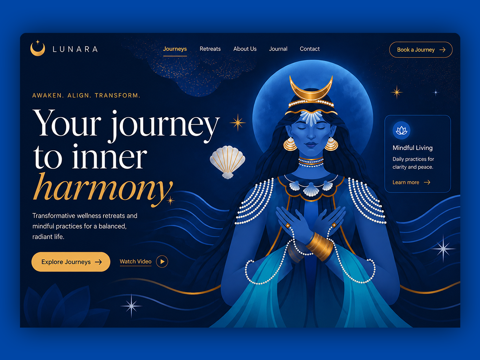 Lunara — A Premium Wellness Platform Experience