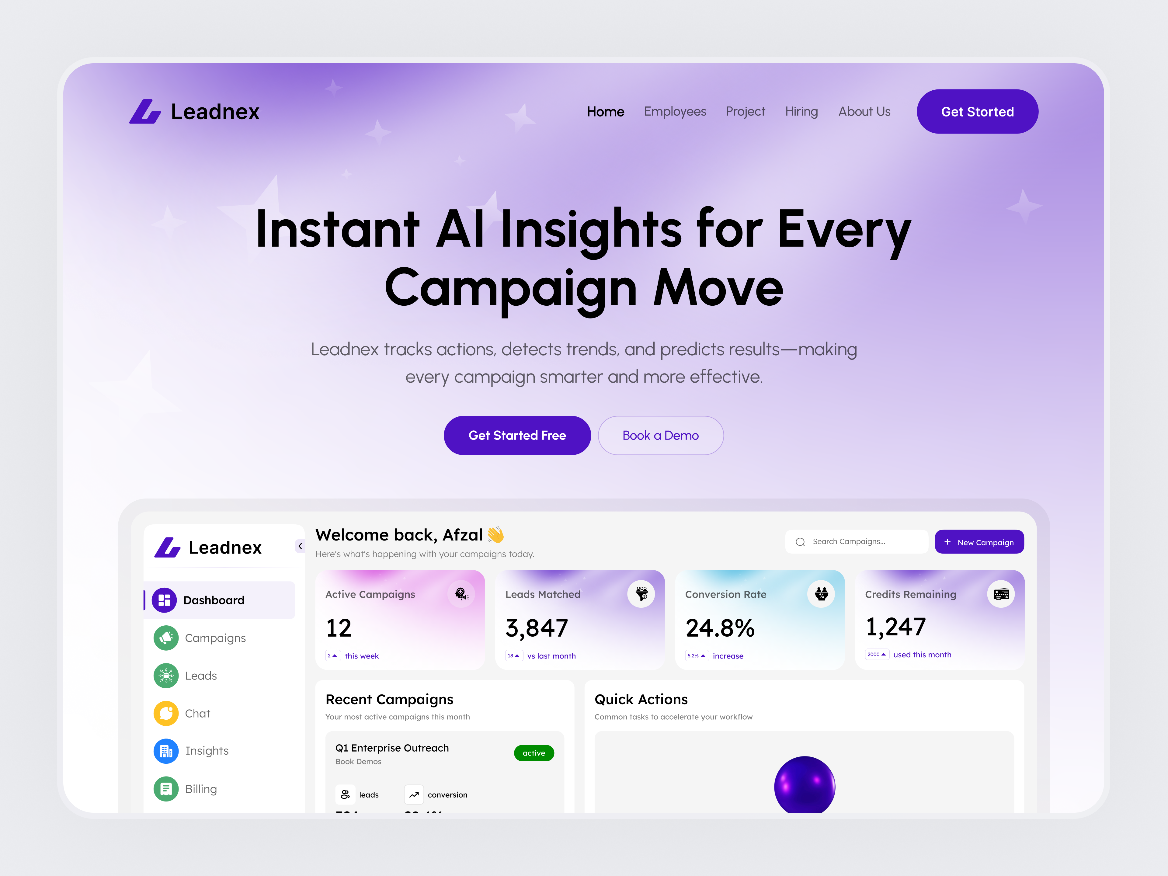 SaaS Landing Page Design interface product service startup ui ux web