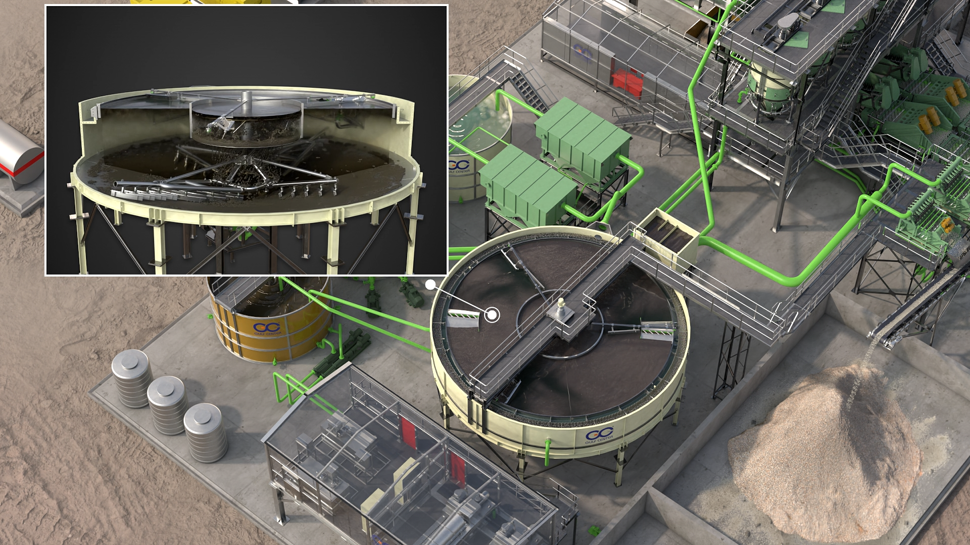 Soil Extraction Process 3d animation branding graphic design motion graphics