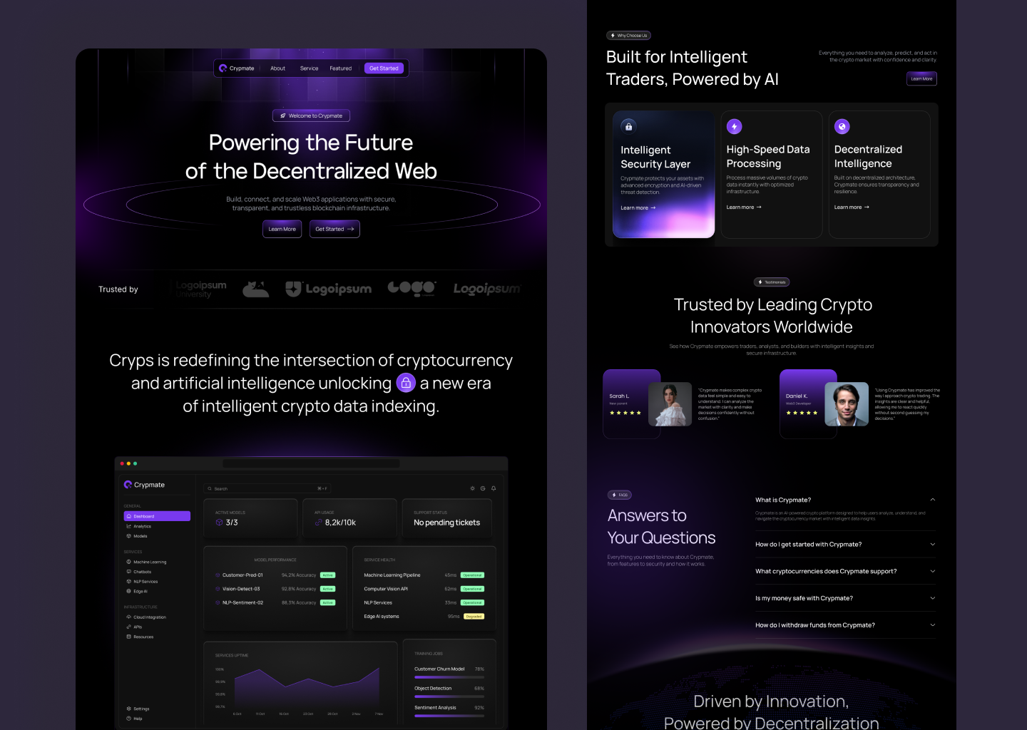 Crypmate - Blockchain Application
