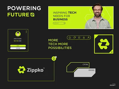 Tech logo, technology, branding, startup logos 3d animation branding design graphic design illustration logo motion graphics ui vector