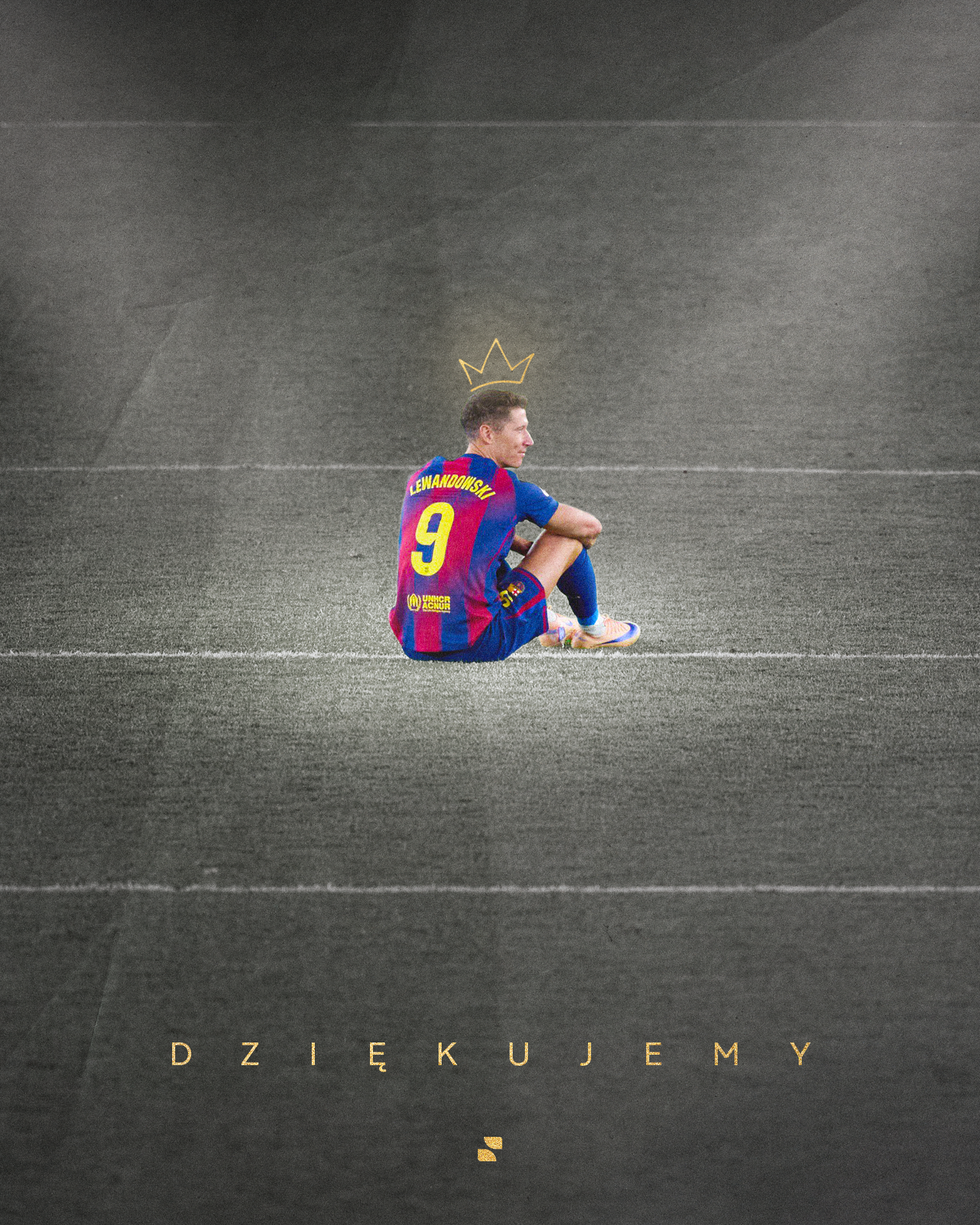 Lewandowski FC Barcelona design barcelona design football graphic design illustration lewandowski photoshop soccer
