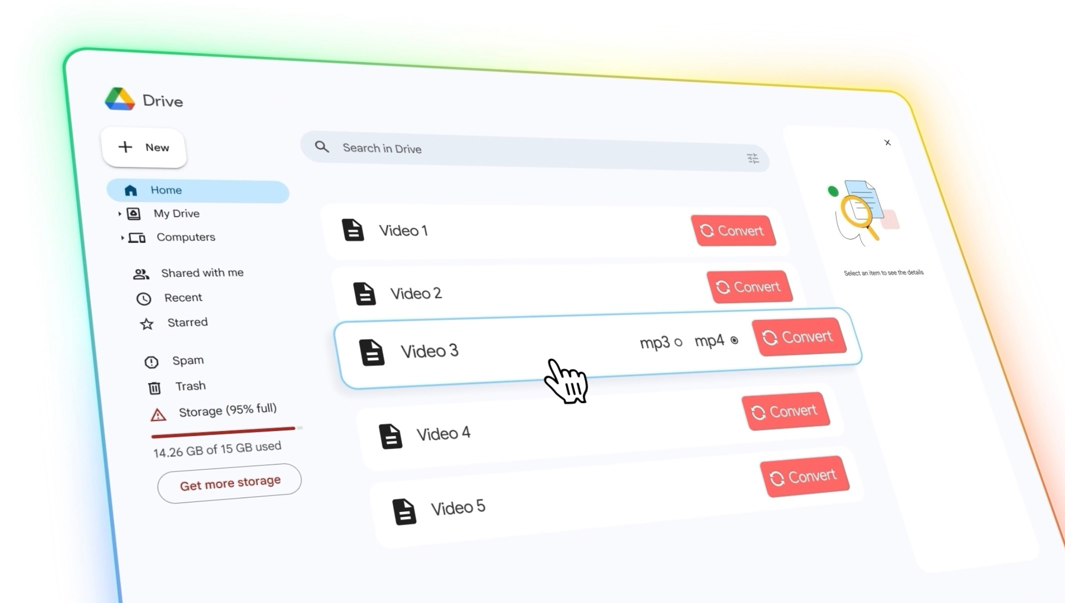 Google Drive For Editors animation branding motion graphics ui