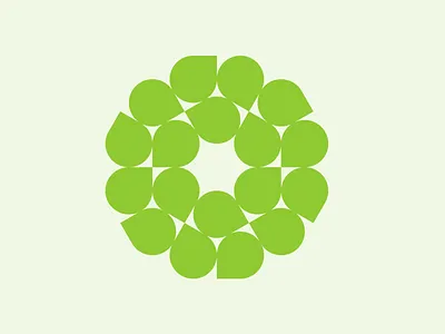 Wreath animation branding circles construction design drop geometric graphic design illustration leaf leaves lines logo minimal pattern simple video wreath