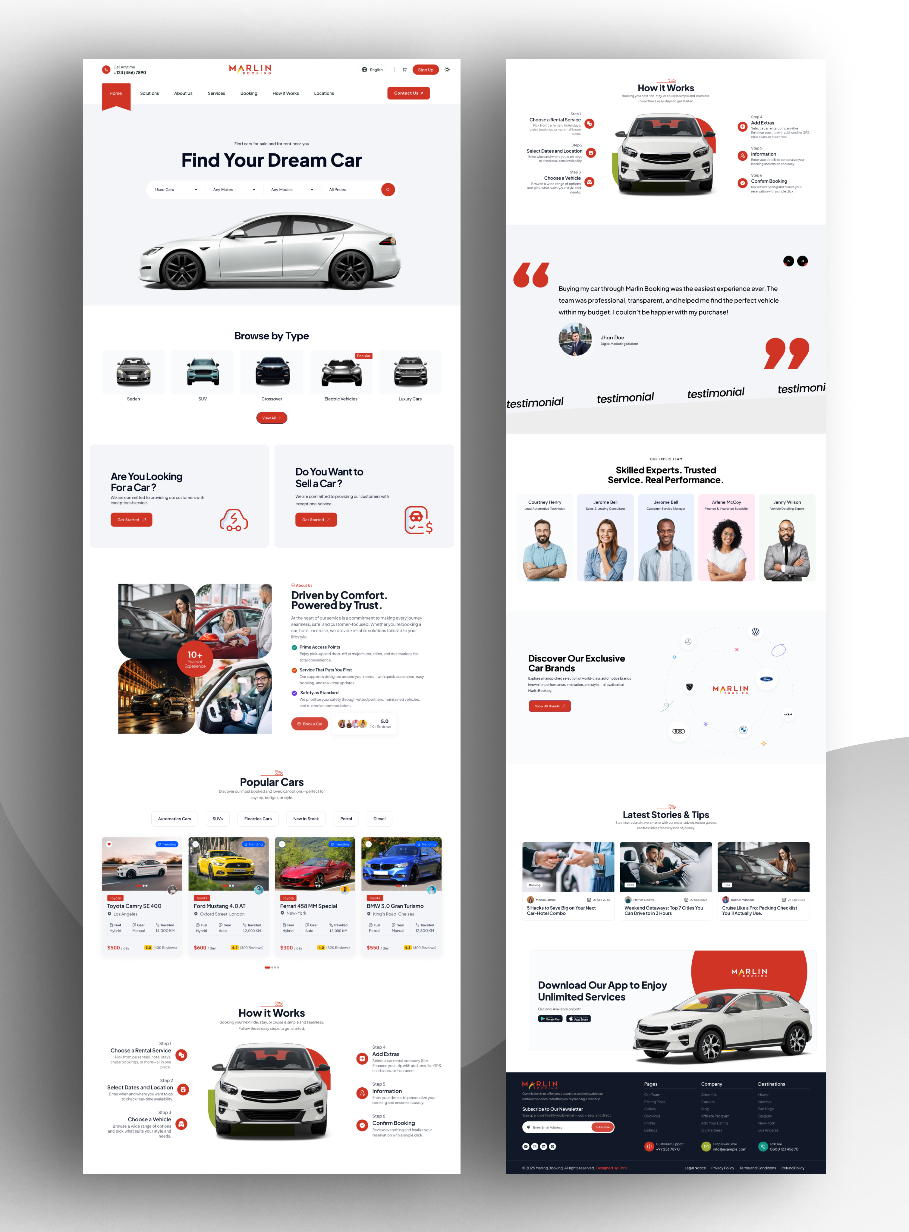 Car Dealership website figma figmadesign ui uidesign uiux uiuxdesign websitedesign websites