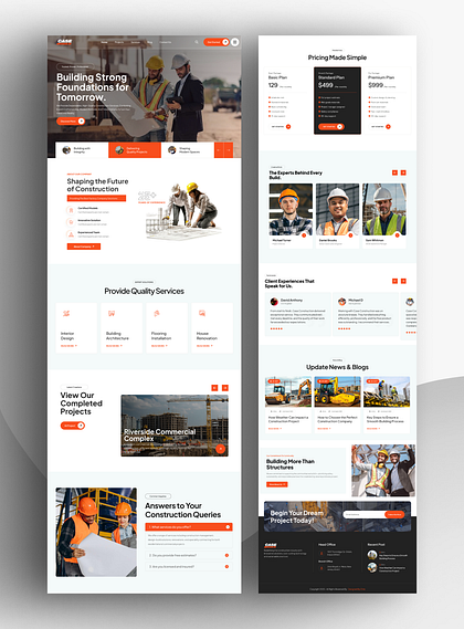 Construction 🚧 Agency Website