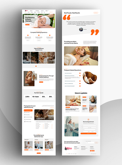 Spa ♨ & Wellness Website
