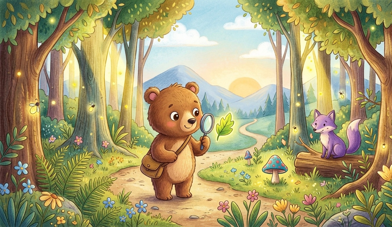 The Curious Bear • Children's Book Illustration book cover design book illustration book illustrator character design children book children book artist children book design children book illustration children publishing childrens book illustration childrens book illustrator cute animal illustration kidlitart picture book procreate artist storybook illustration vector illustration whimsical illustration