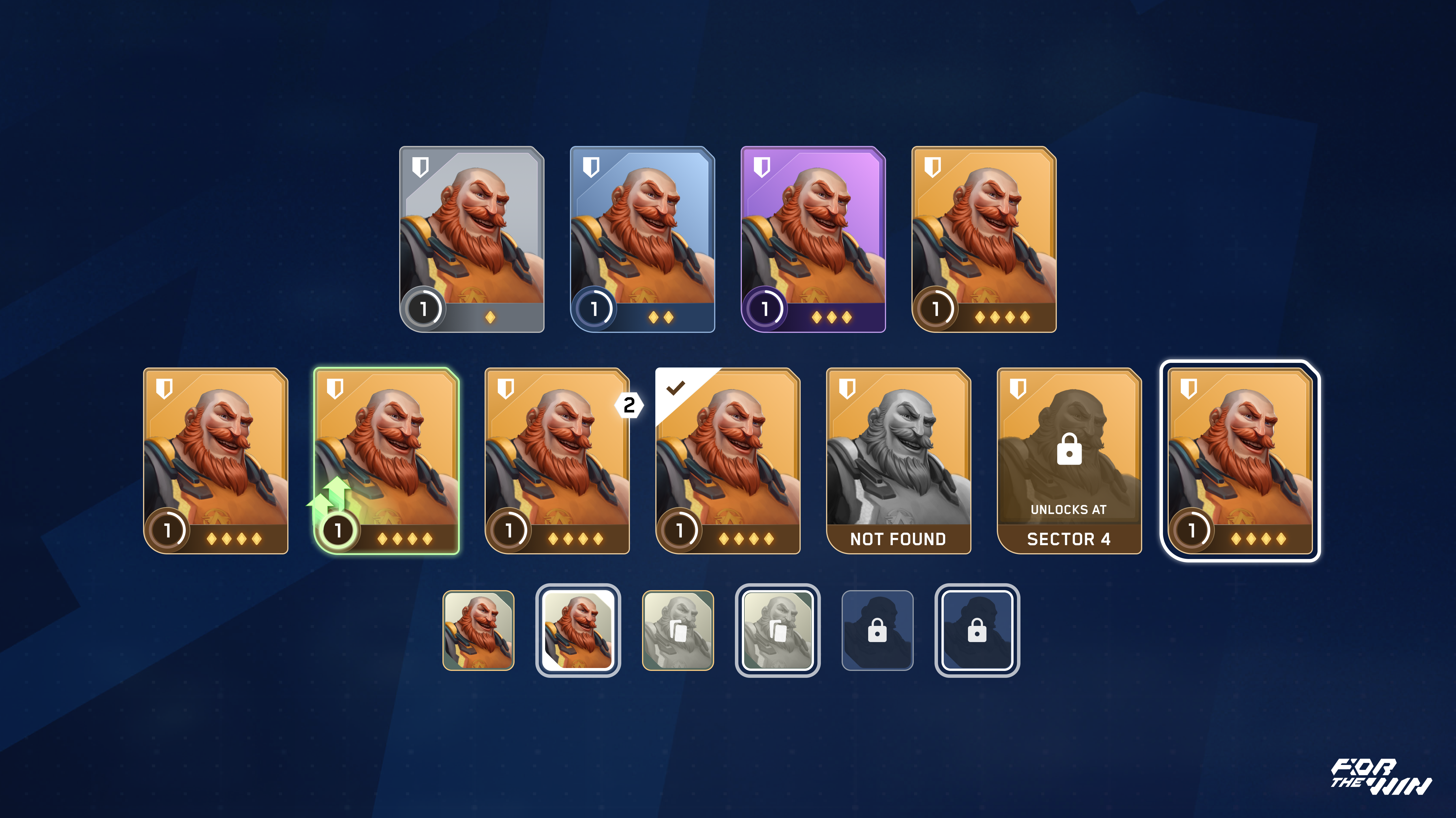 FTW Heroes card states app card card states game game design game ui graphic design heroes mobile game ui ui card ui heroes