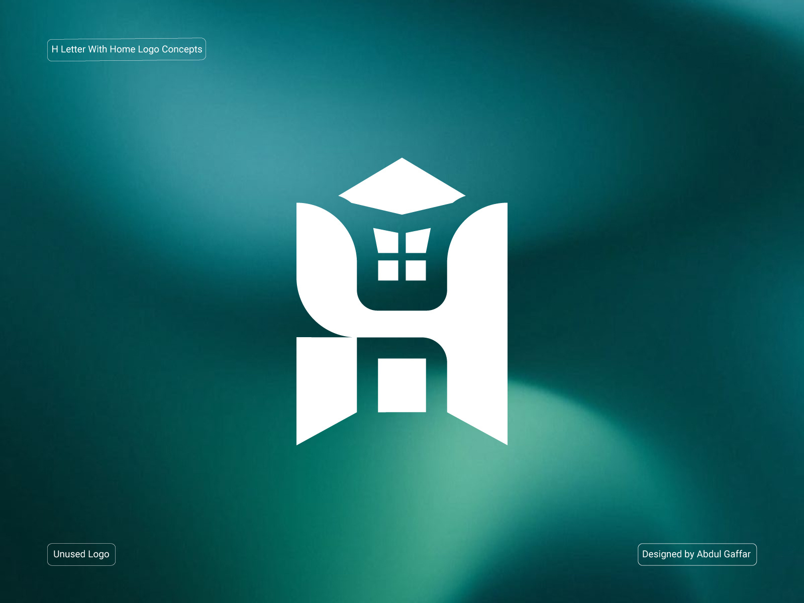 H Letter Home, Real Estate Logo