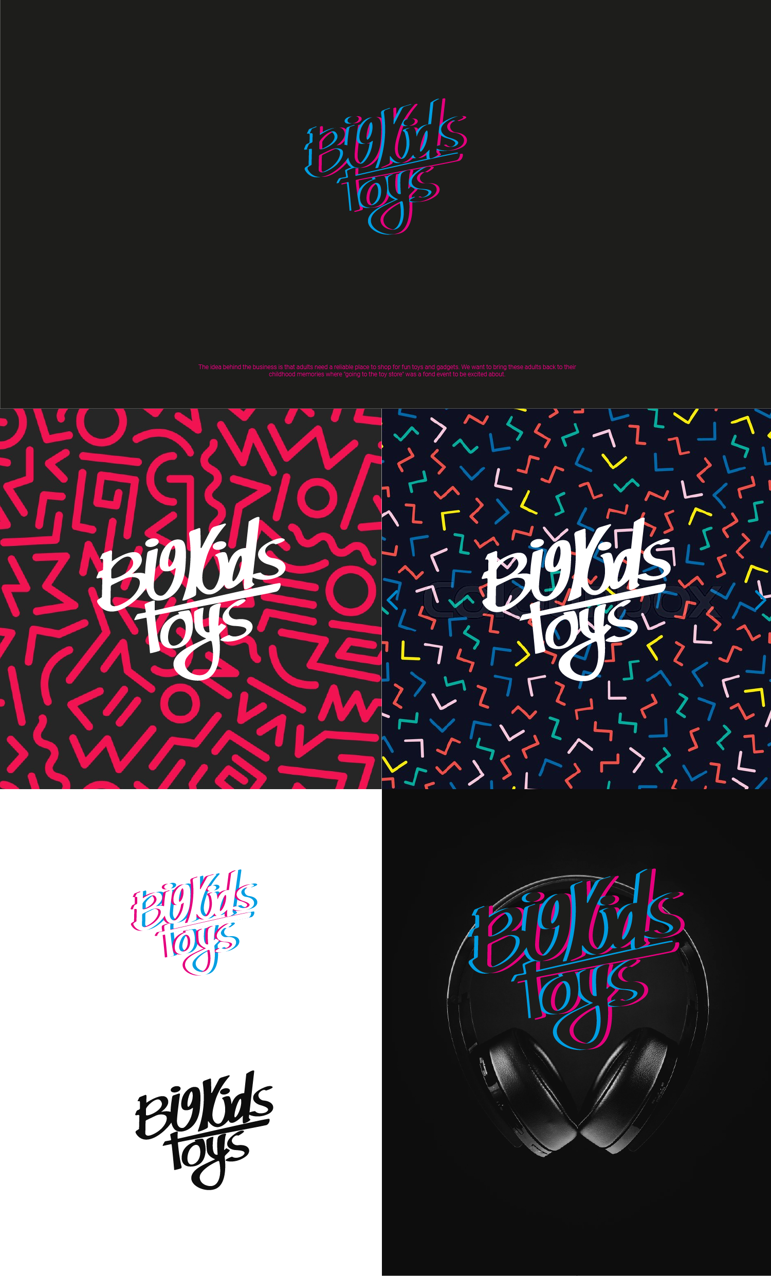 Big Kids Toys — Nostalgic Custom Lettering