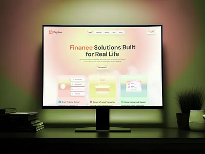 Clean & Modern Fintech Experience banking ui clean design finance website financial website fintech design fintech ui fintech website investment platform landing page modern ui money management payment ui saas landing page startup website web design