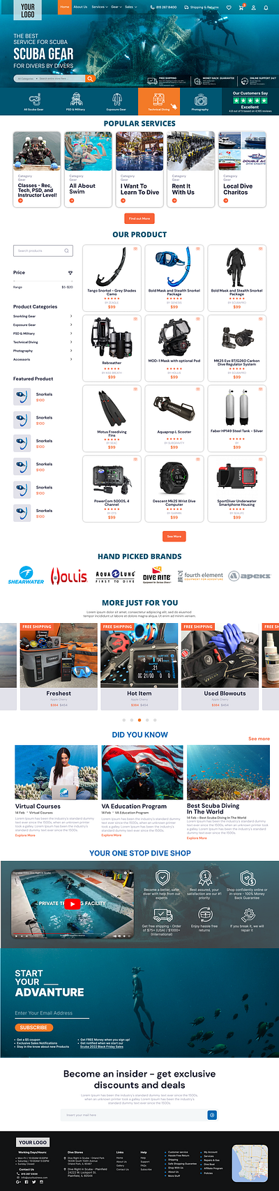 Web Page For Rent and Shop mobile design ui uiux design ux web design