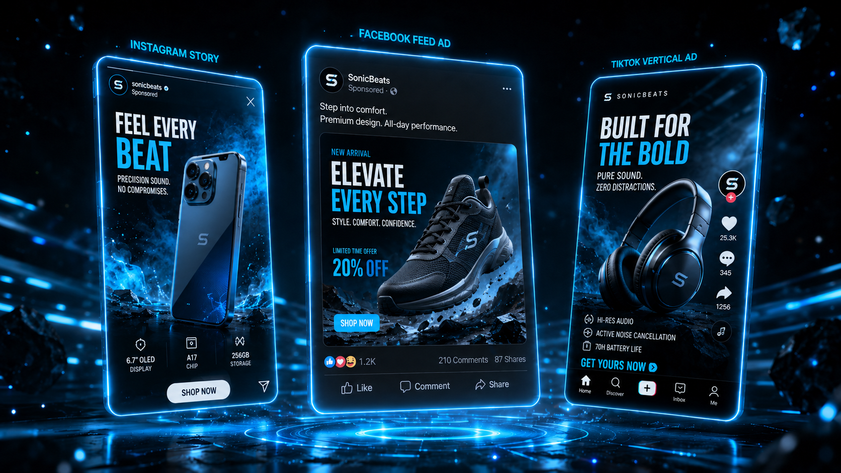 SOCIAL MEDIA DESIGN 3d ads ai ai ads animation brand identity branding facebook graphic design instagram logo marketing motion graphics social media