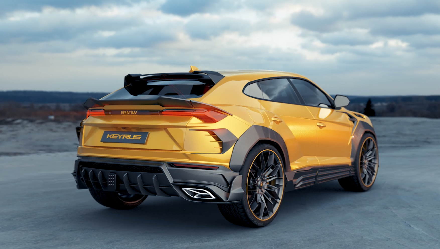 Example of Realistic Automobile  3D Animation