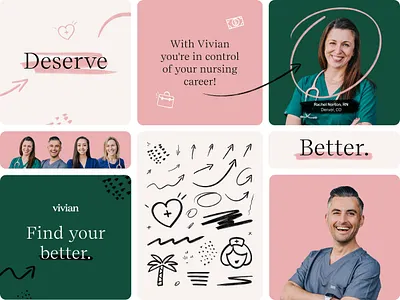 Better Campaign Visual System arrows better brand campaign branding campaign clean deserve design graphic design hand drawn identity photography procreate scribbles serif visual system