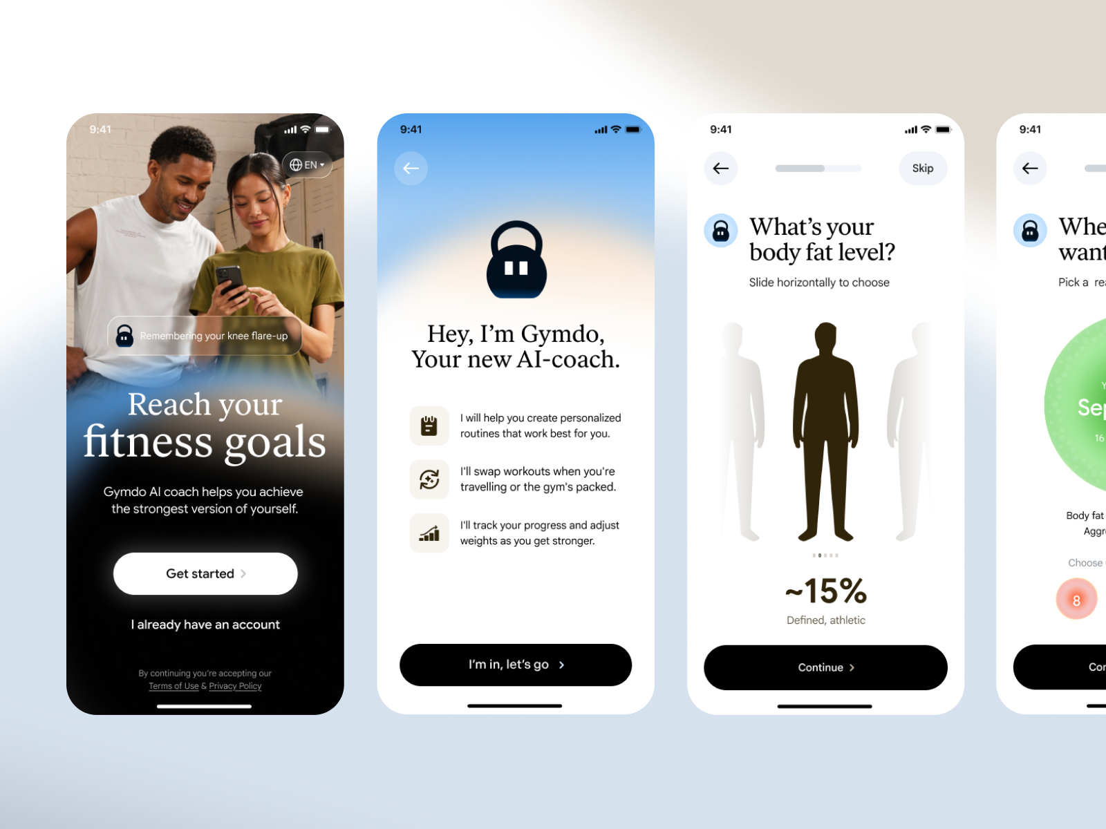 Example of Gymdo - AI-first gym workout tracker