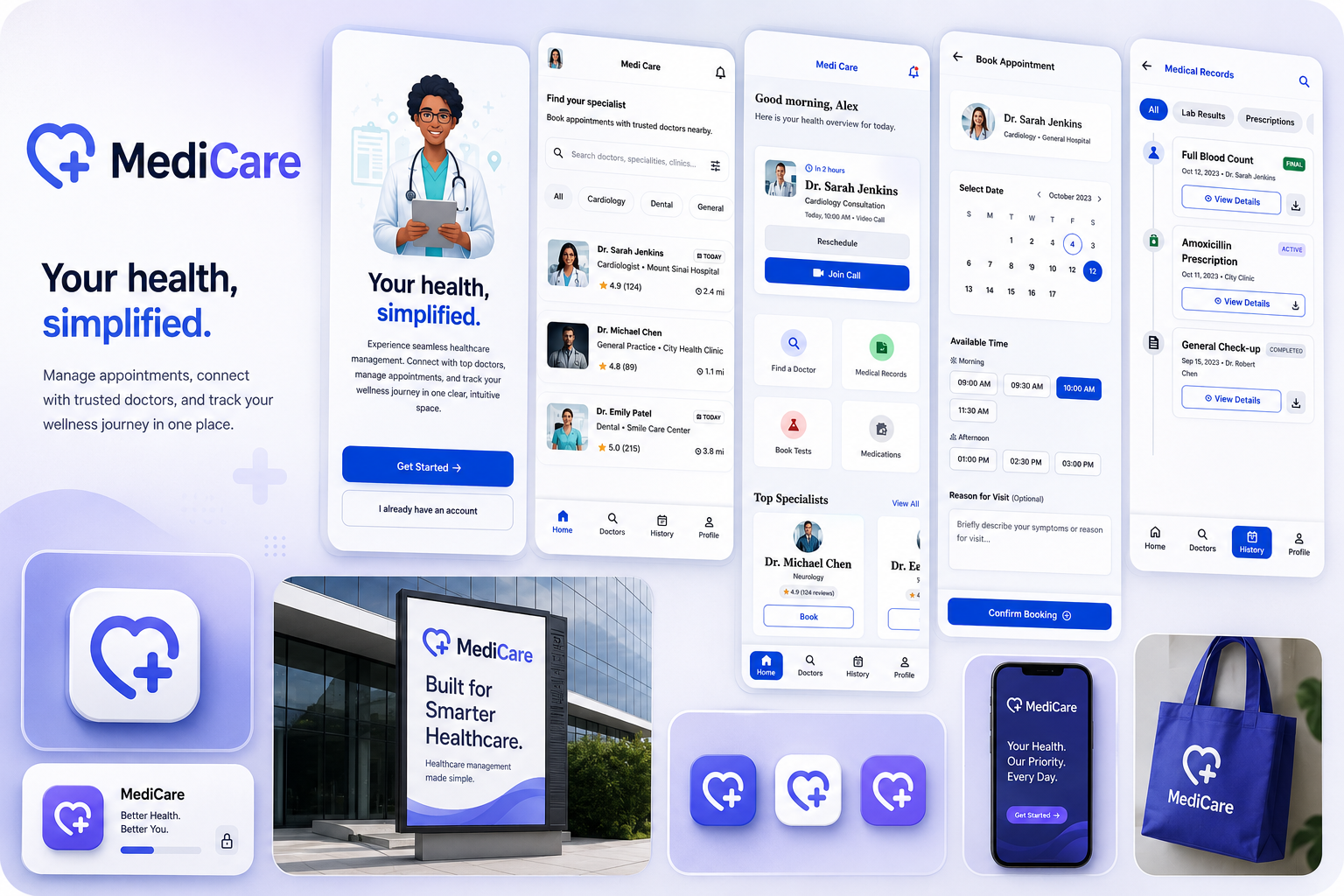 Medicare Doctor Consulting app appointment doctor medical ui uiux user design user interface