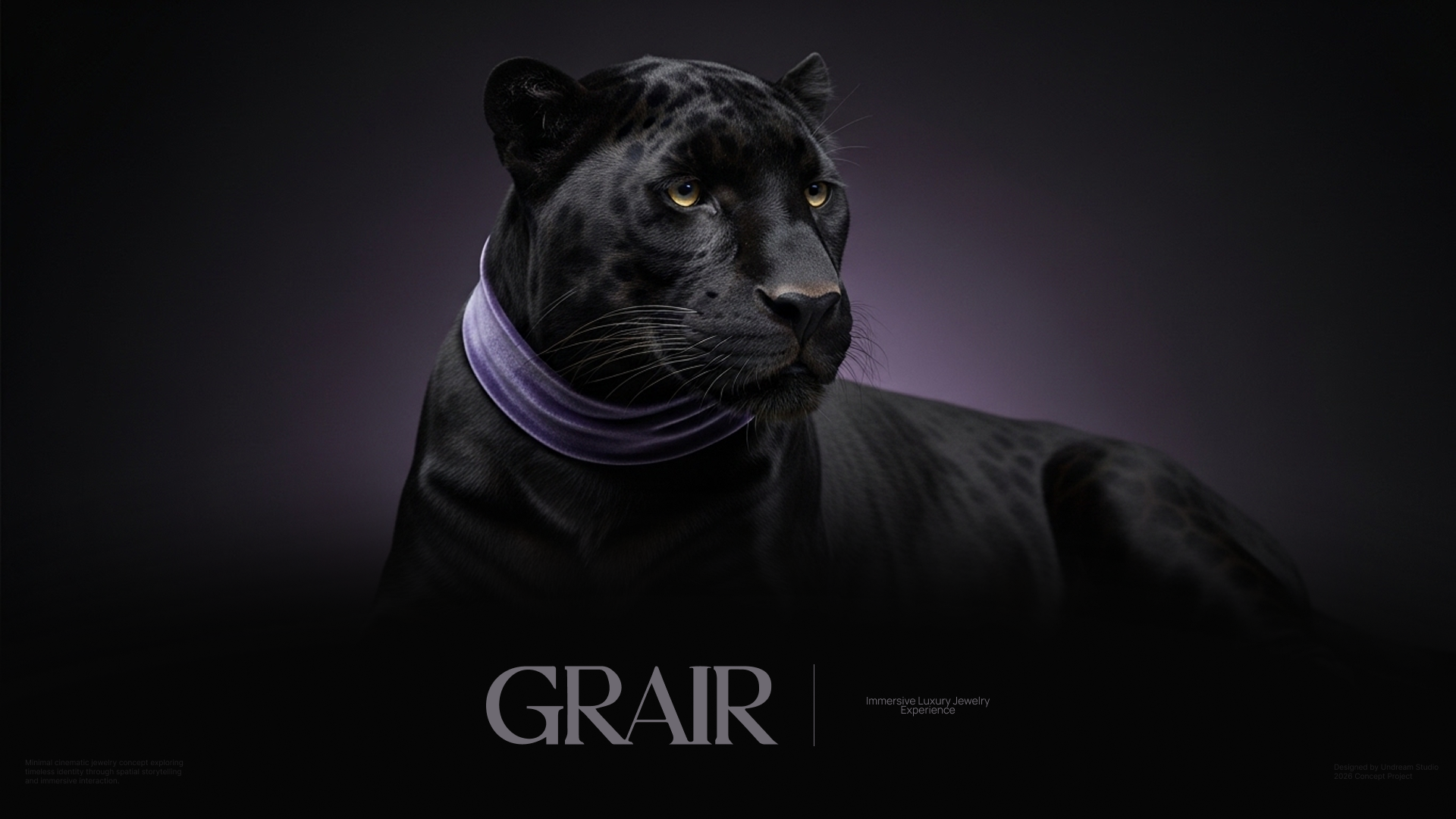 Grair - Motion 3d branding creativedirection immersiveexperience logo luxurydesign luxurywebsite motion graphics ui