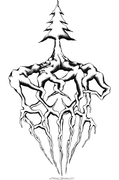 Deep Root Illustration artwork illustration