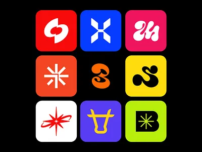 App Icon Design Collection app application appstore bold brand branding bright business color company custom graphic design icon logo logodesign logotype minimal playmarket simple startup