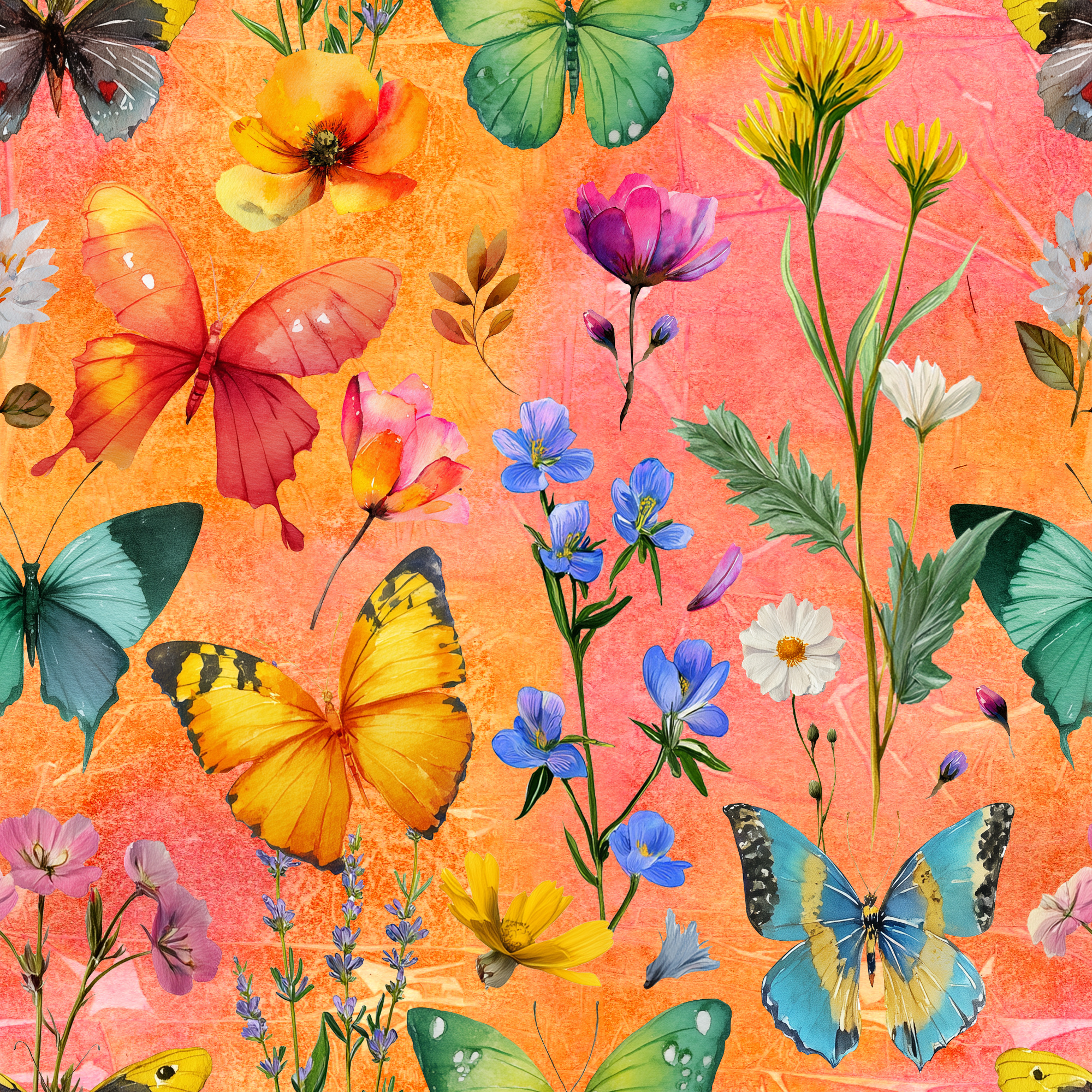 Example of Watercolor Surface Pattern Design