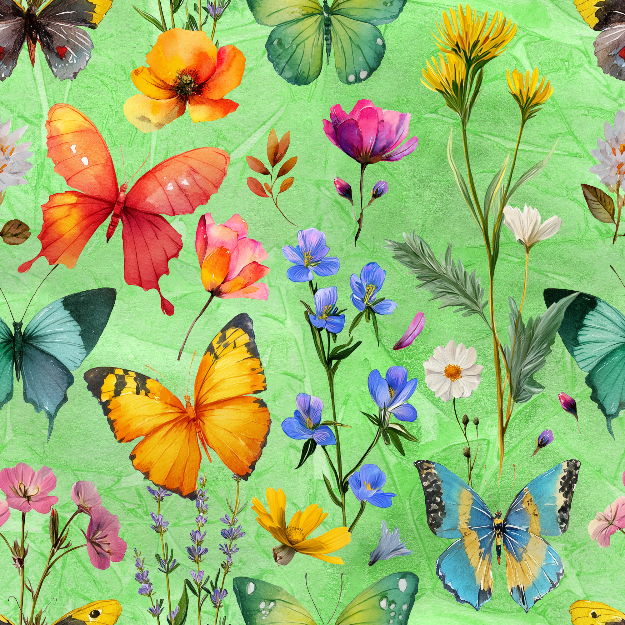 Example of Watercolor Surface Pattern Design