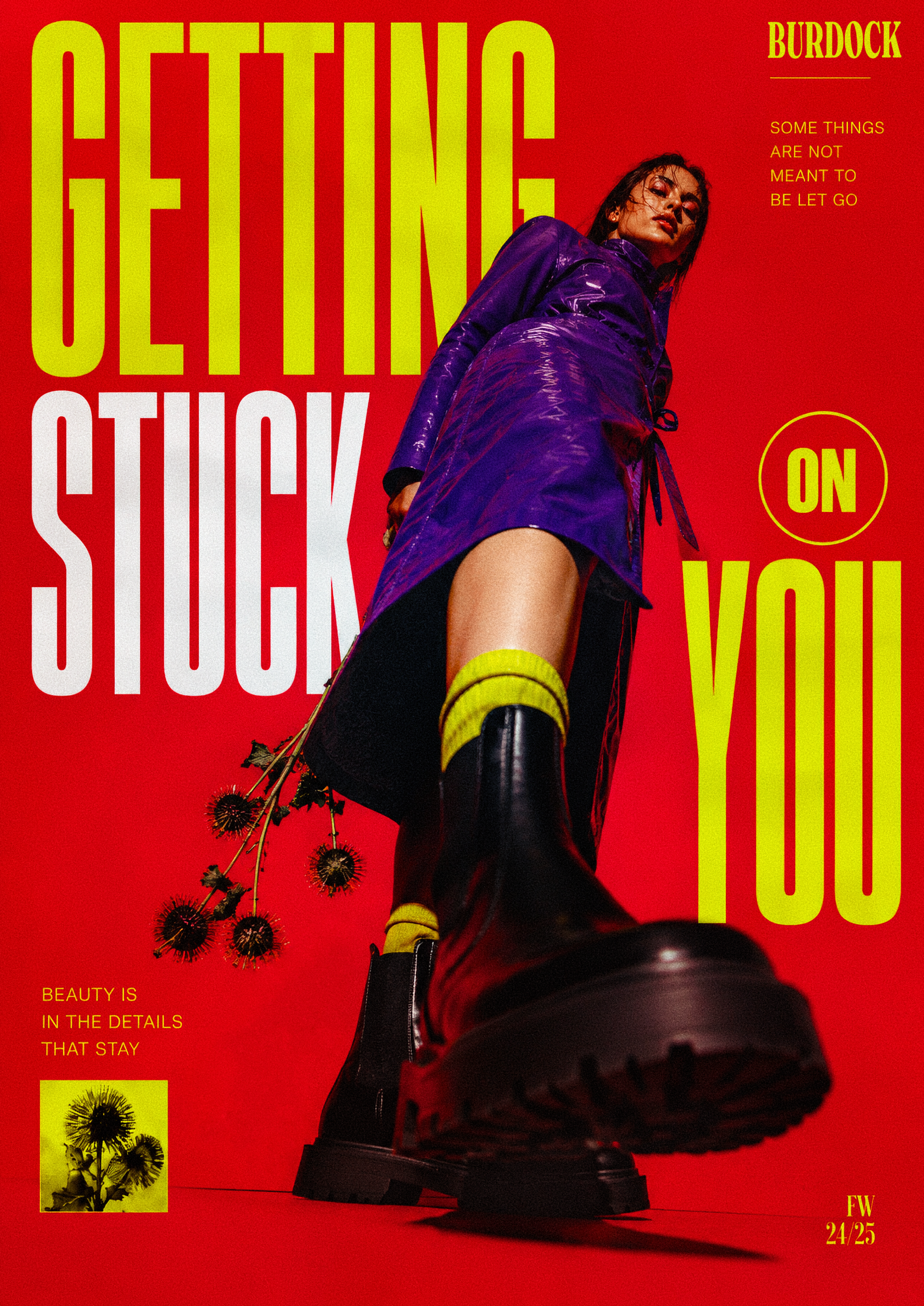poster BURDOCK branding design dribbble graphic design illustration poster typography