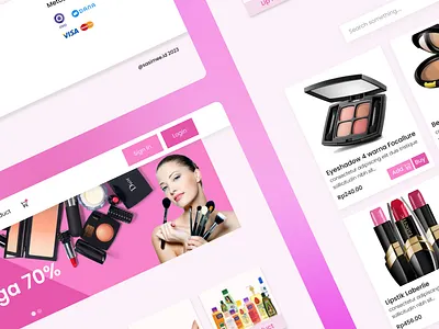 Olshop dailyui dailywebdesign designinspiration figmadesign graphic design graphicdesignui landingpage makeup olshop skincare ui uidesigner uitrends uiux ux uxdesign uxuidesign webdesign webdesignideas welovewebdesign