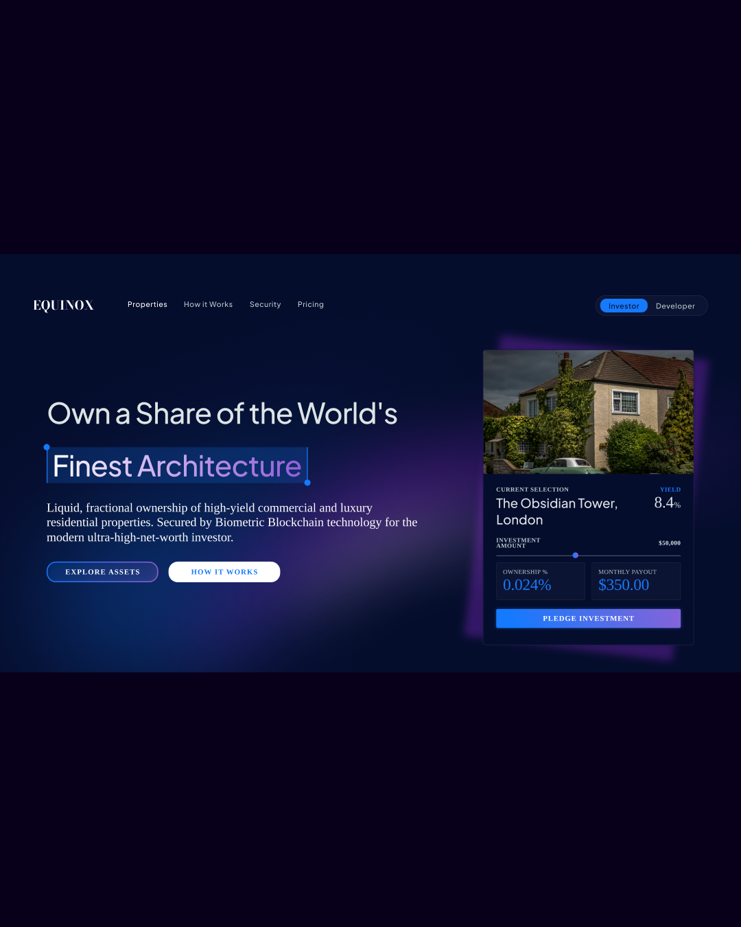 Saas Landing Page, Hero section design #Daily UI ui