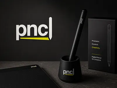 Modern Digital Pencil Branding brand brand design branding design digital graphic design graphic designer logo logo design logotype minimalist modern pencil tech wacom