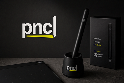 Modern Digital Pencil Branding