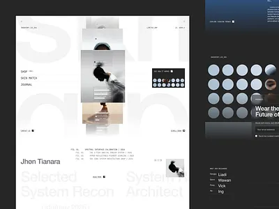 SKN/DRP: Fashion E-commerce AI Website Landing Page ai branding ecommerce ecommerce website editorial design fashion fashion website home page landing page layout design typography ui design uix website