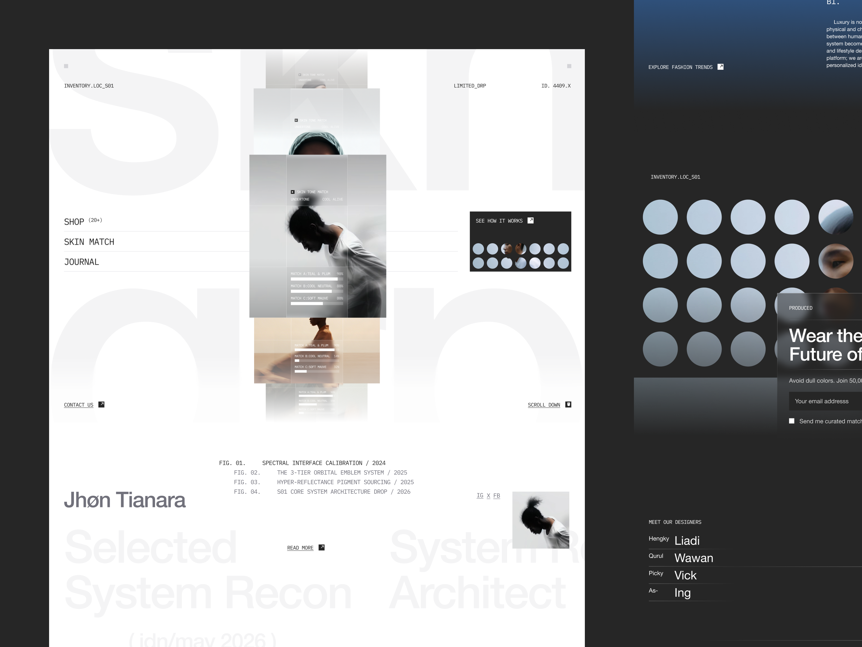 SKN/DRP: Fashion E-commerce AI Website Landing Page