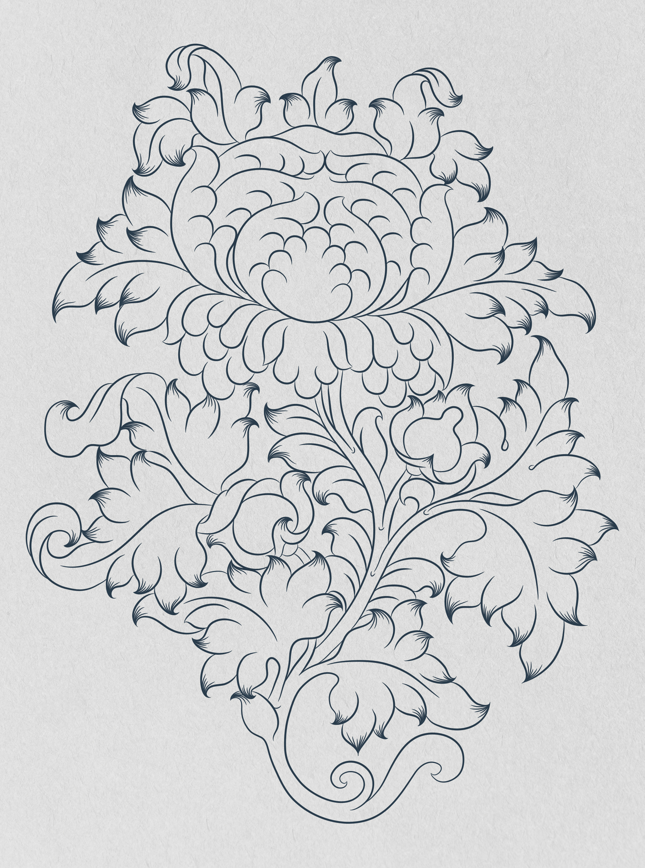 thangka flower