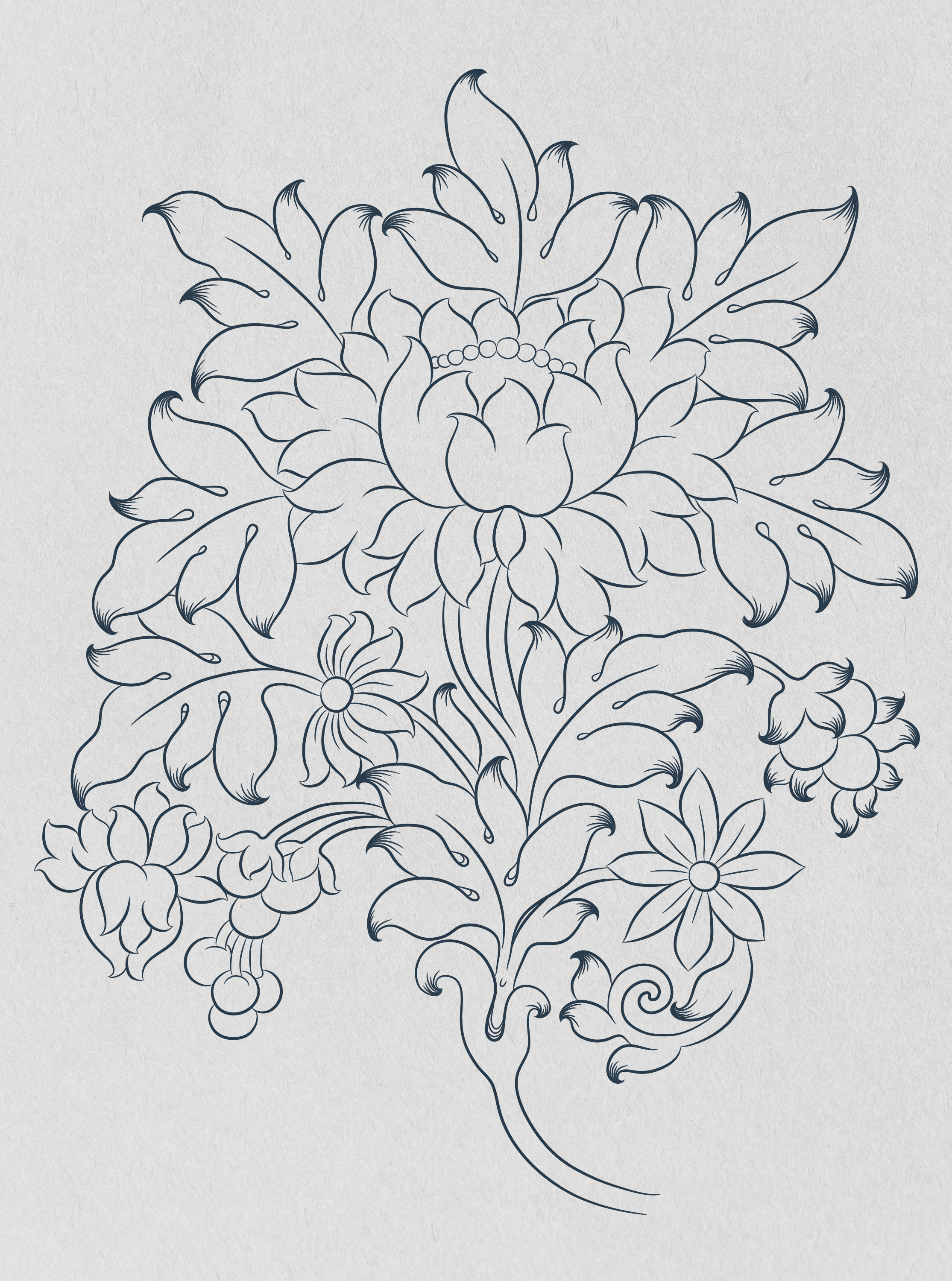 thangka flower