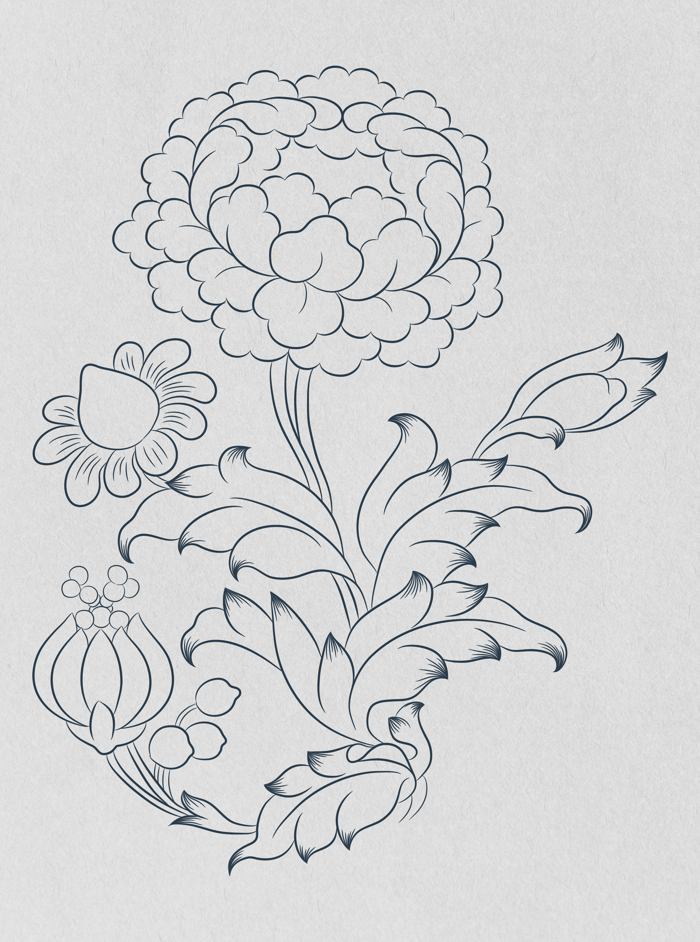 thangka flower