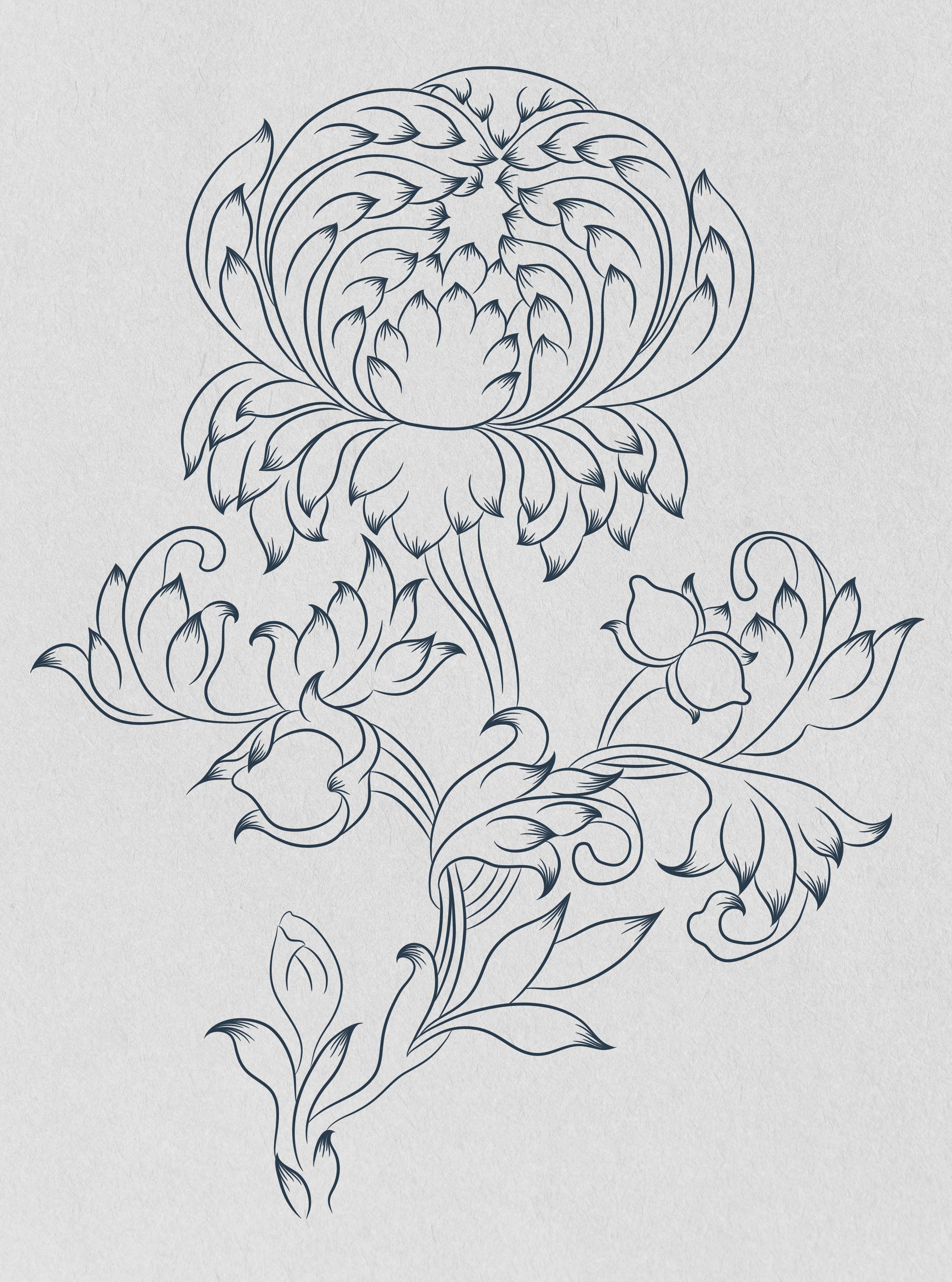 thangka flower
